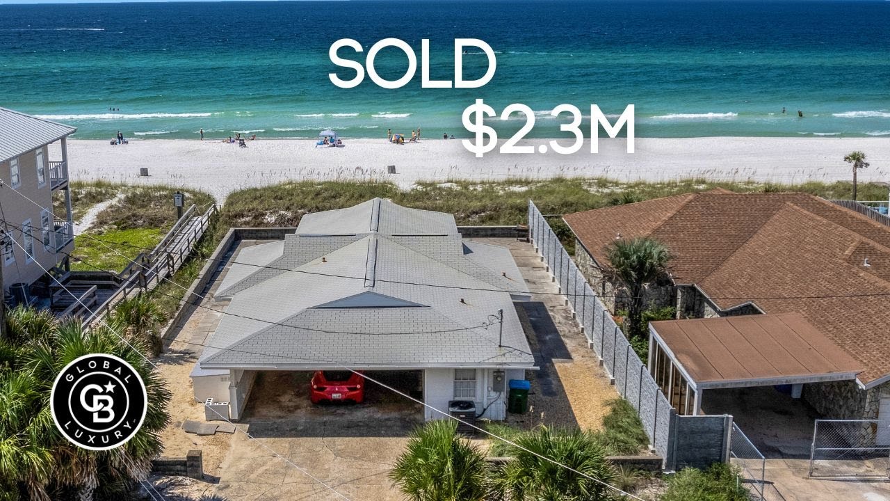 SOLD - PCB, FL | Gulf Front Classic Beach Cottage vs. RAZE and Rebuild