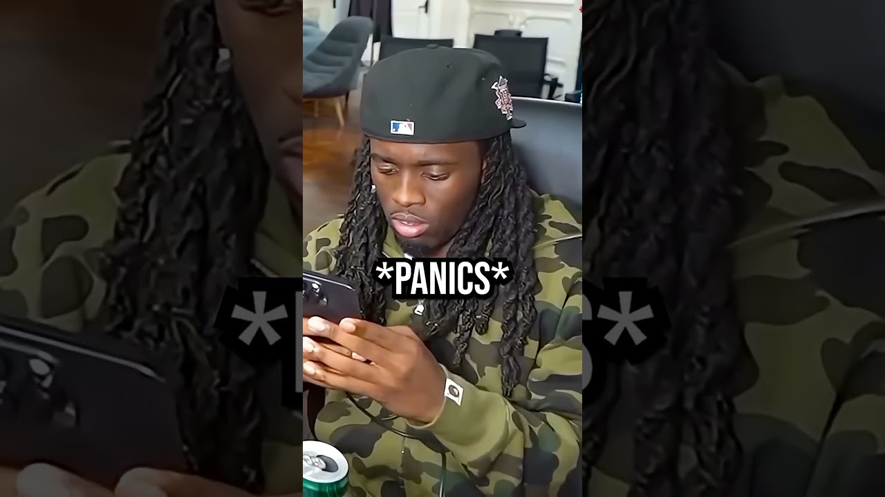 Kai Cenat Panics After His Girlfriend Texts Him😭 