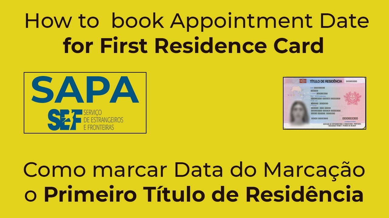How to book Appointment date for First Residence Card [Explained in detail | HD]