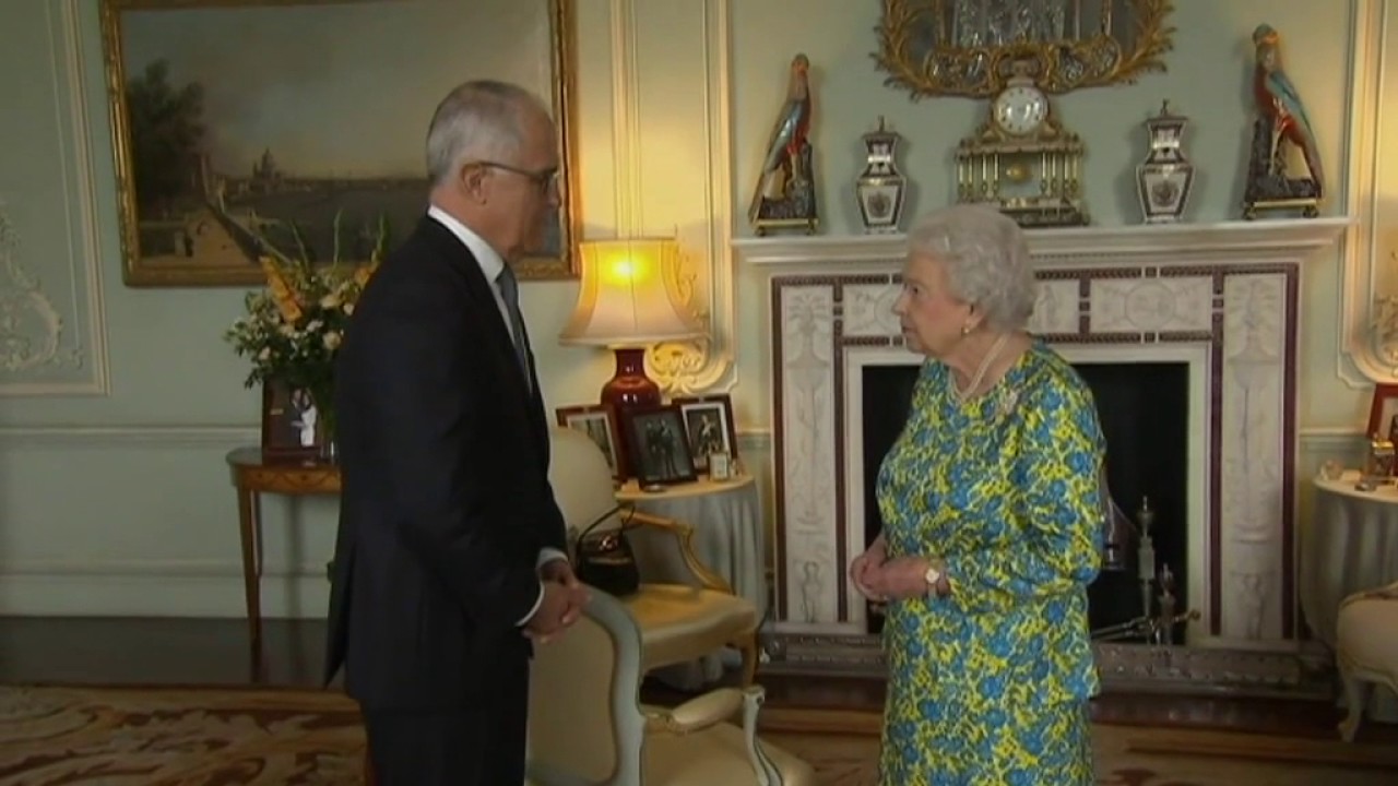Turnbull meets the Queen of Australia