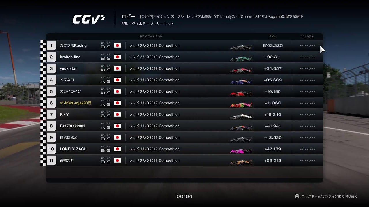[GT7]ネイションズカップ　ジル　レッドブル練習やりまーす(^o^)/[ポンコツeレーシング]