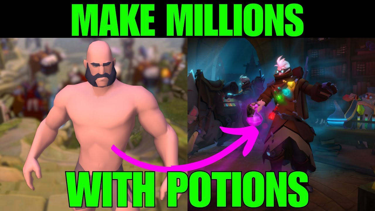 How I Made Millions Crafting Potions in Albion Online – Easy Silver Guide!