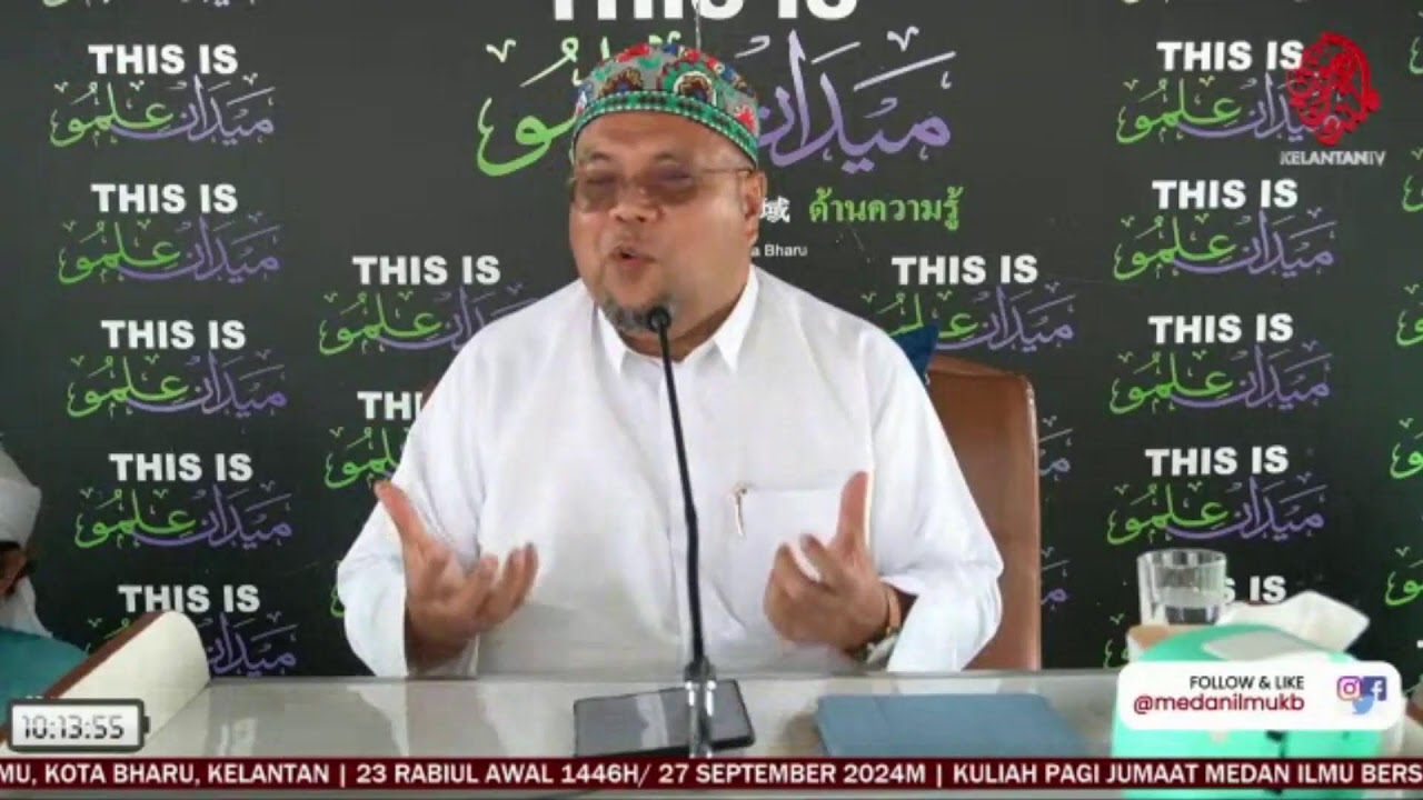 📢 LIVE Kuliah Pagi Jumaat Medan Ilmu- 27 September 2024