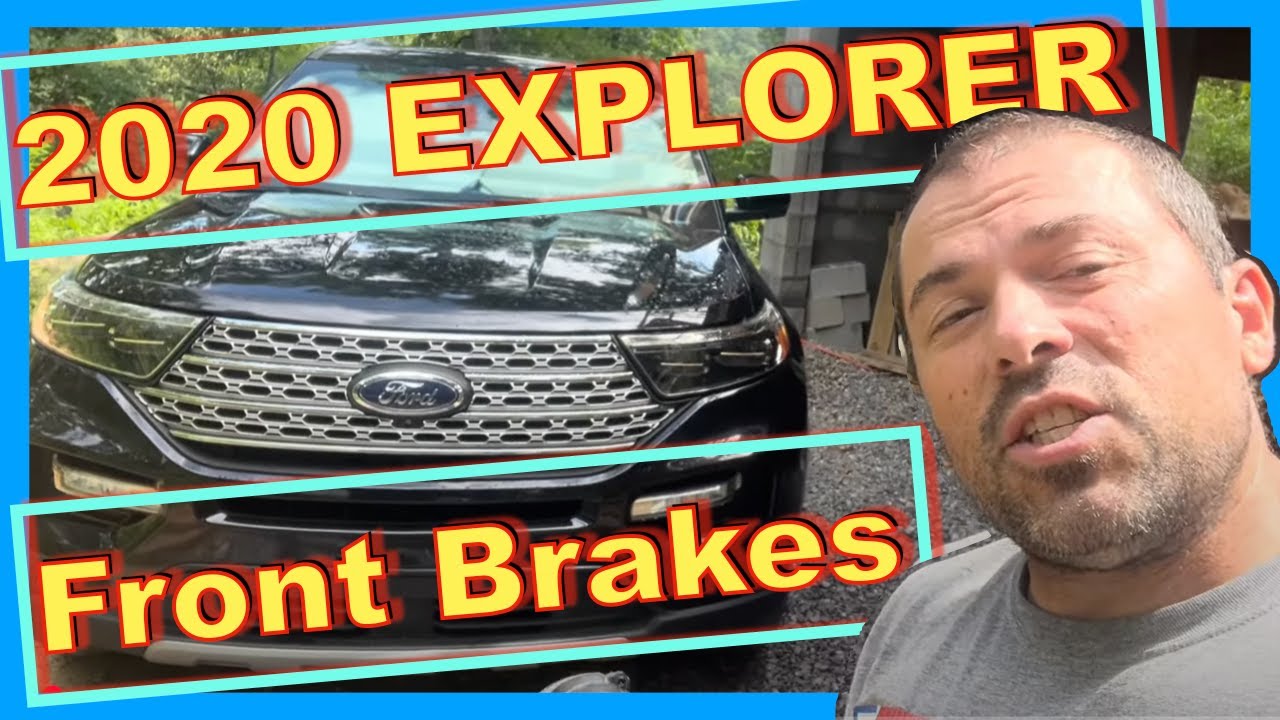 2020 FORD Explorer front brakes, what they don't tell you (at the end) how to? DIY