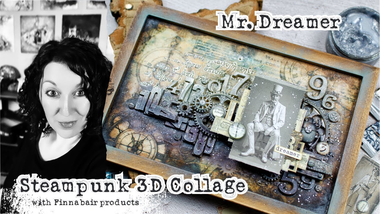 STEAMPUNK 3D COLLAGE - Mr. Dreamer