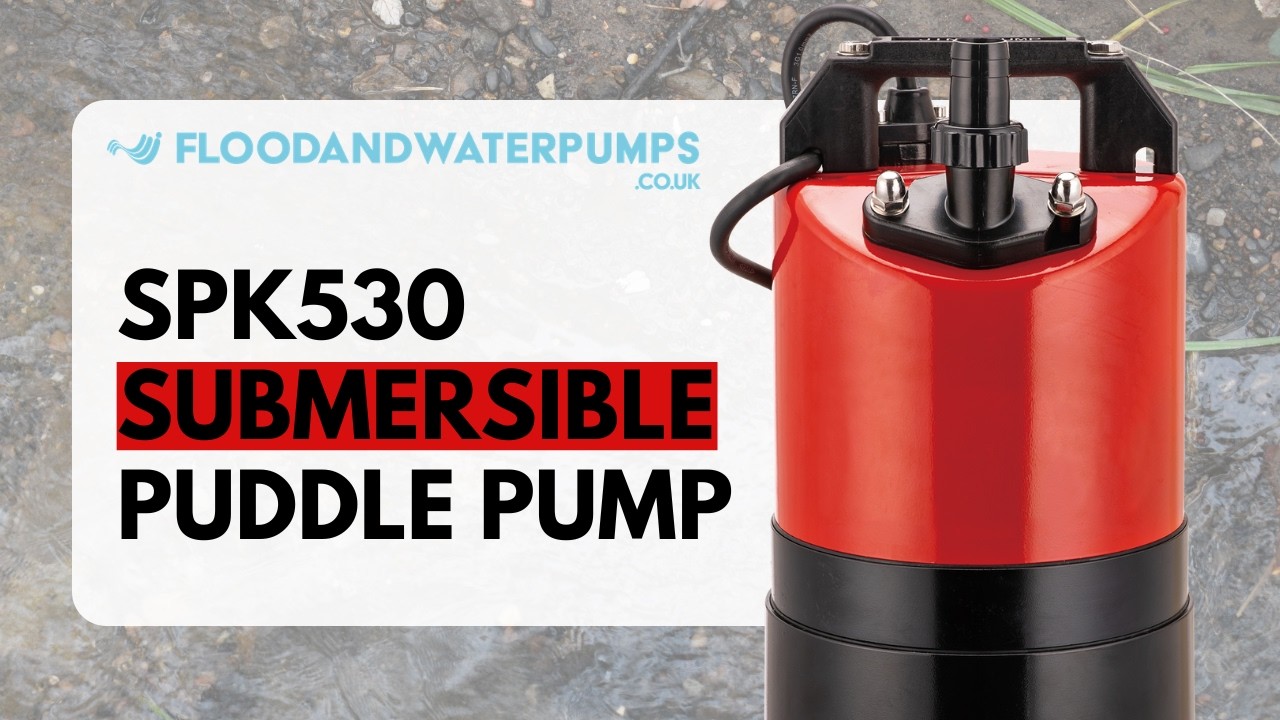 SPK530 Submersible Puddle Pump I Flood and Water Pumps