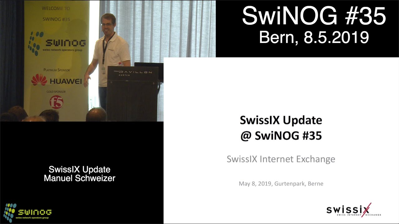 SwiNOG #35 | SwissIX Update | Manuel Schweizer | SwissIX