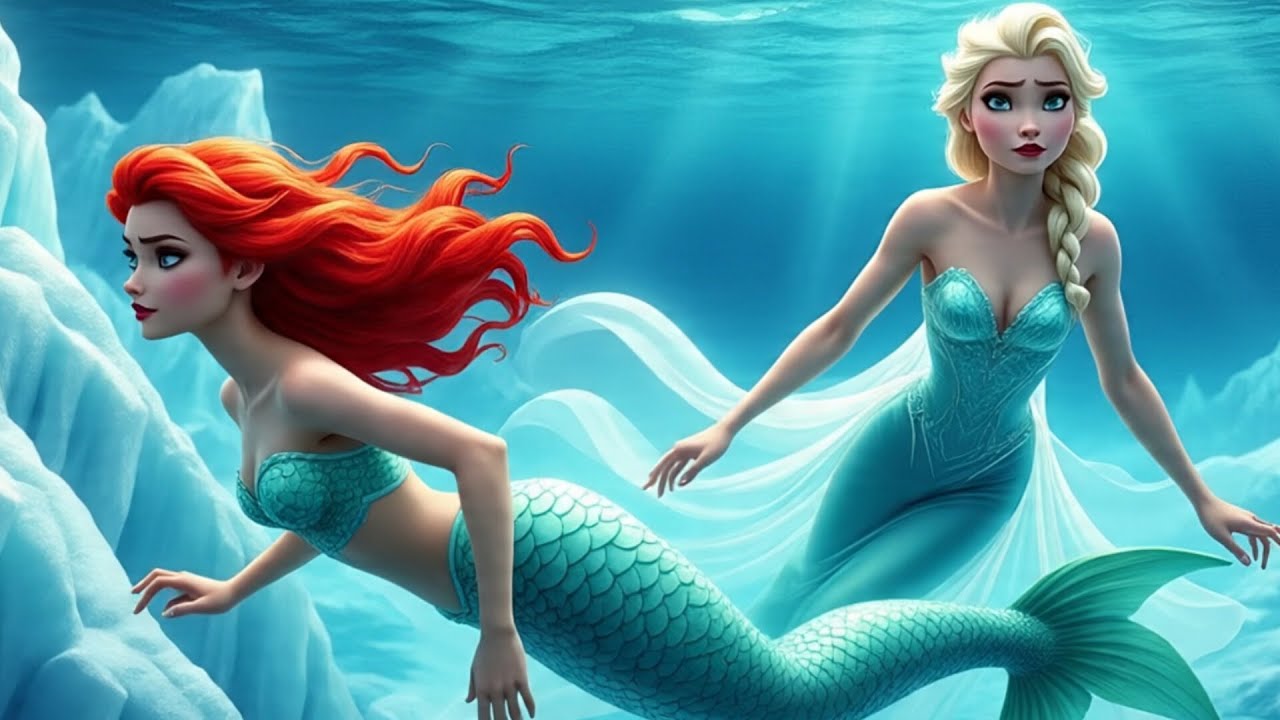Elsa & Ariel’s Epic Quest for the Pearl of Tides 🌊❄️ | Magical Disney Crossover Fairy Tale