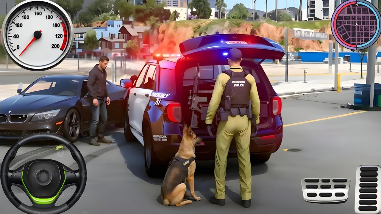 🚨 Police Chase Simulator 3D – Real City Crime Pursuit Gameplay (Android)