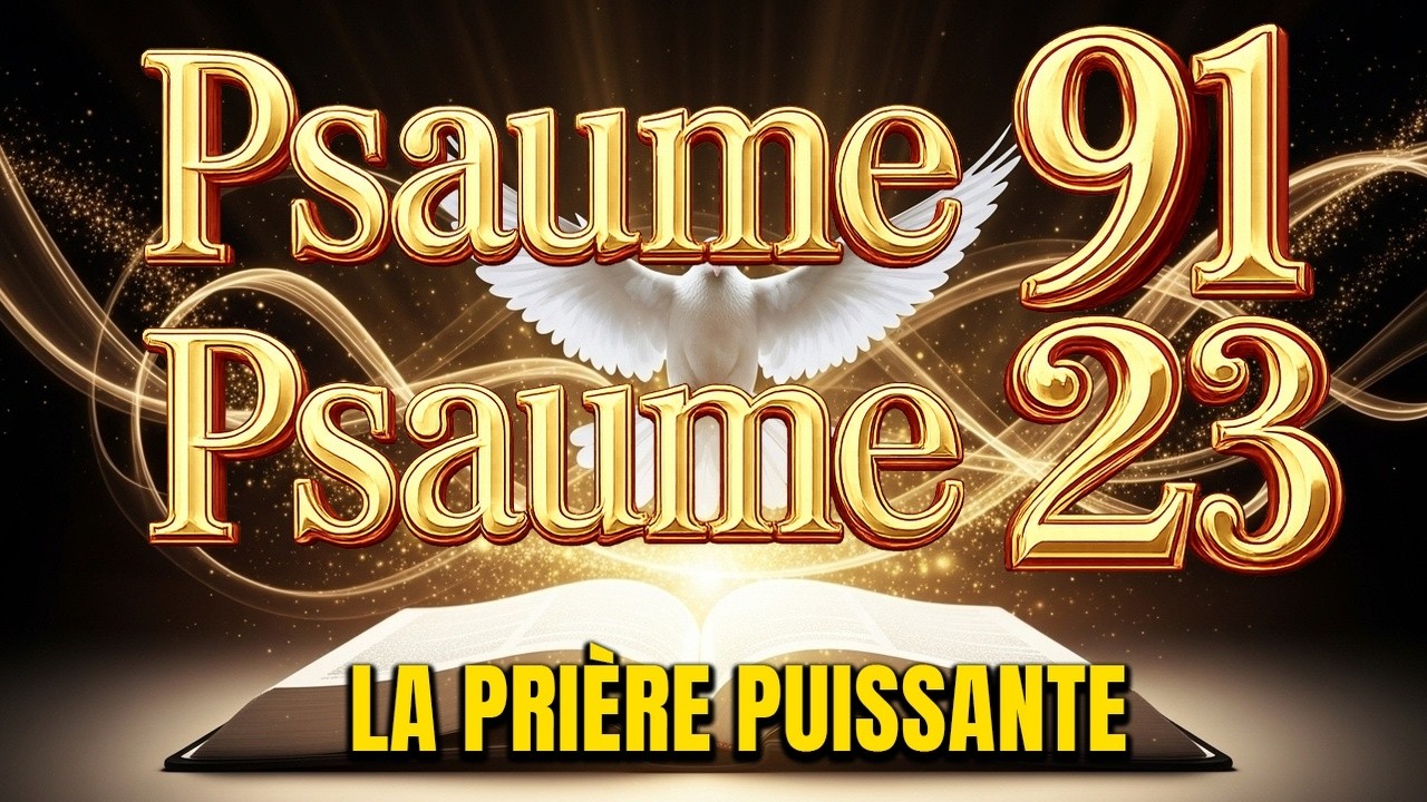 PRIÈRE DU JOUR 13 MARS – PSAUME 91 et PSAUME 23–Les deux PRIÈRES LES PLUS PUISSANTES de la BIBLE