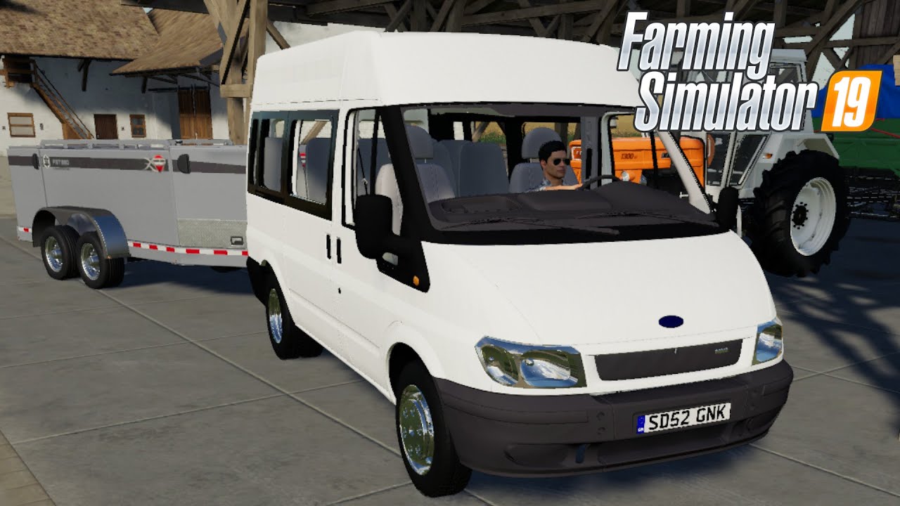FS19 - FORD Transit MK6 - BUS for 12 PASSENGERS - NEW CAR MOD for Farming Simulator 2019 ROLEPLAY