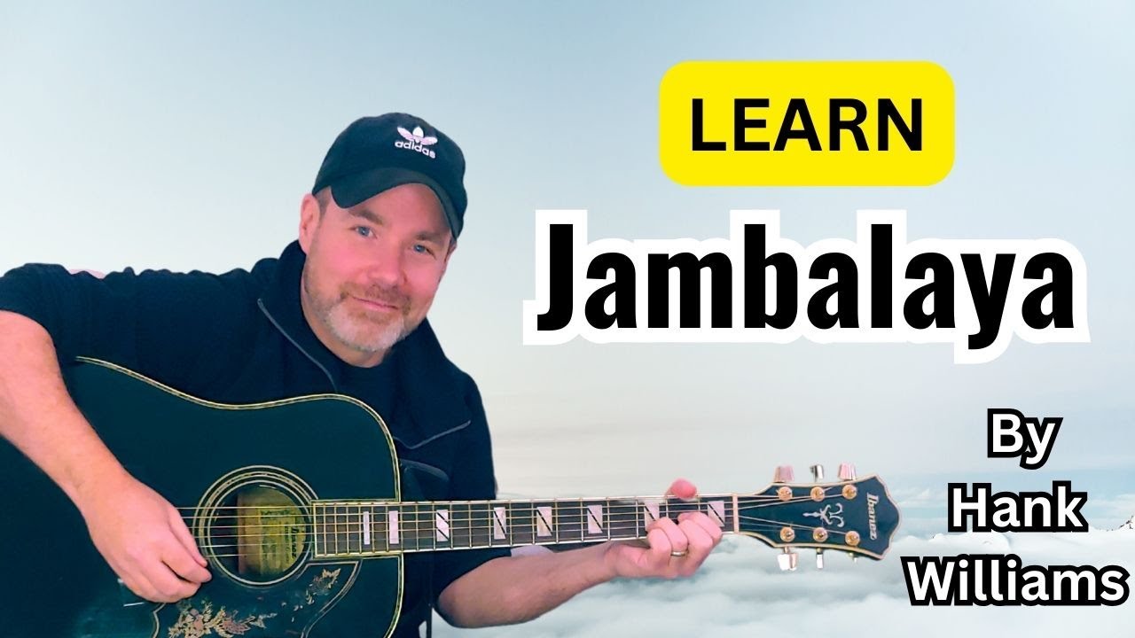 Learn How To Play Jambalaya by Hank Williams - Acoustic Guitar Chords for Beginners