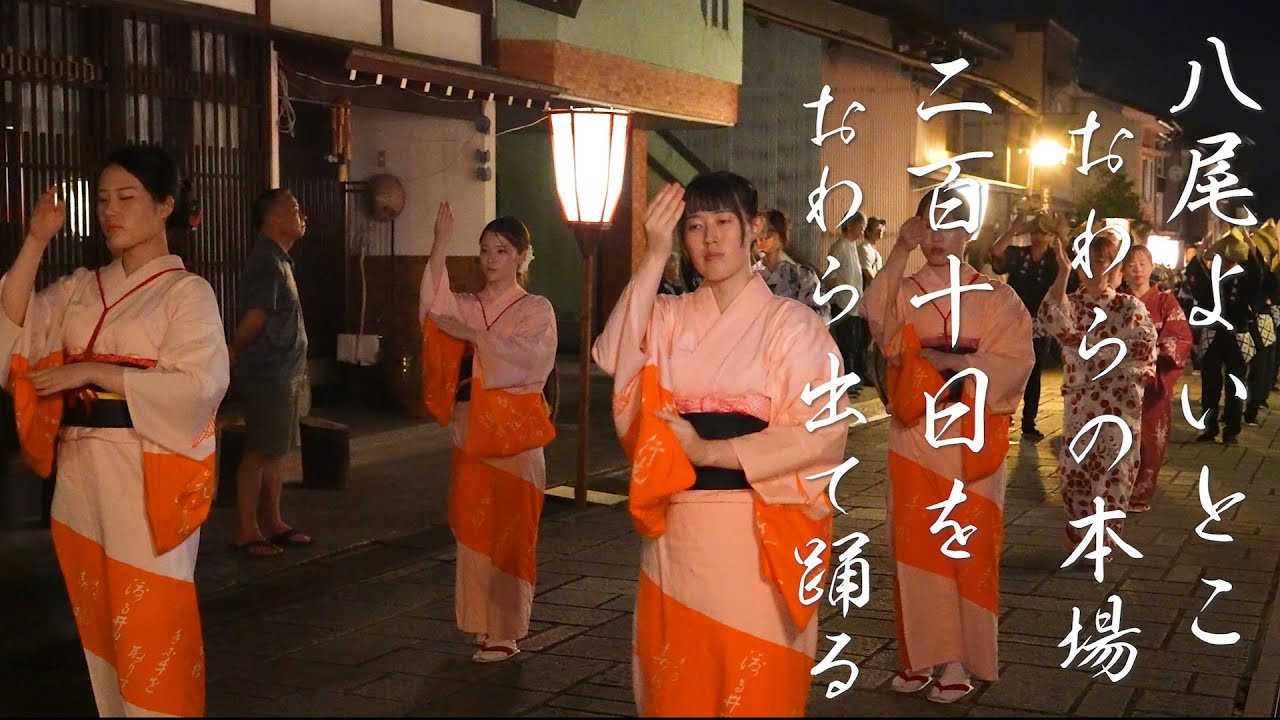おわら風の盆 2024 東新町 町流し / 富山県富山市八尾町