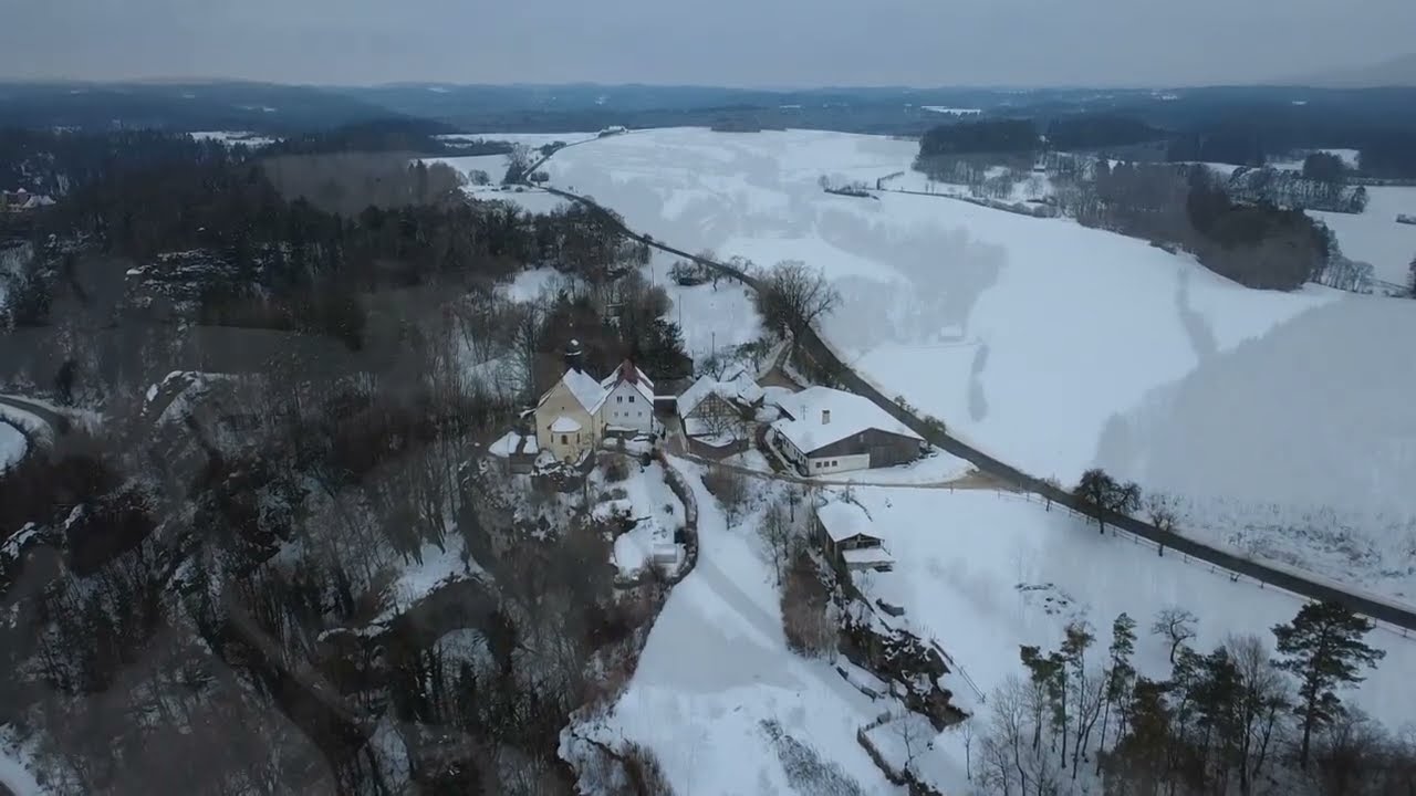 ❄️ Ahorntal im Winter – Drohnenaufnahmen im Schnee