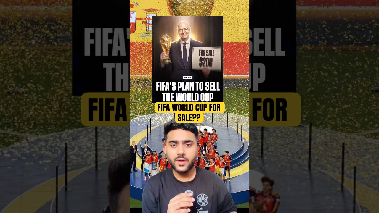 FIFA WORLD CUP FOR SALE? 💰 Infantino Trump $20 Billion Plan #shorts #fifa