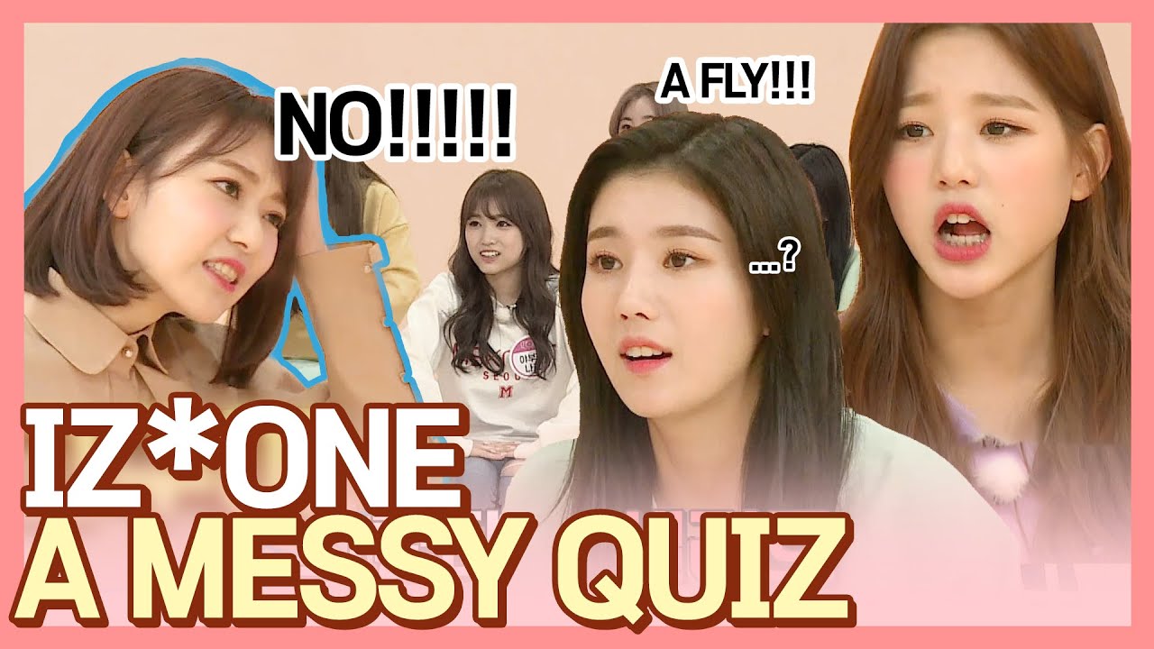IZ*ONE | A MESSY KOREAN QUIZ😲