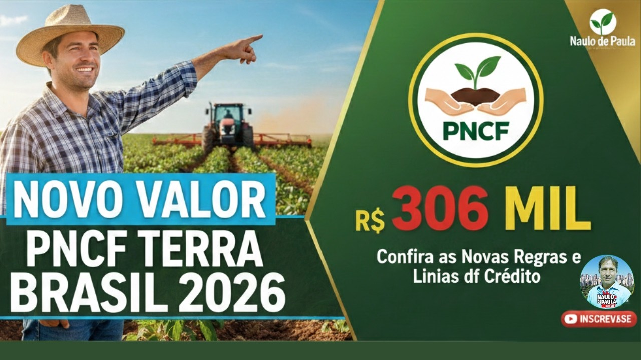 VALOR NOVO DO PNCF TERRA BRASIL 2026