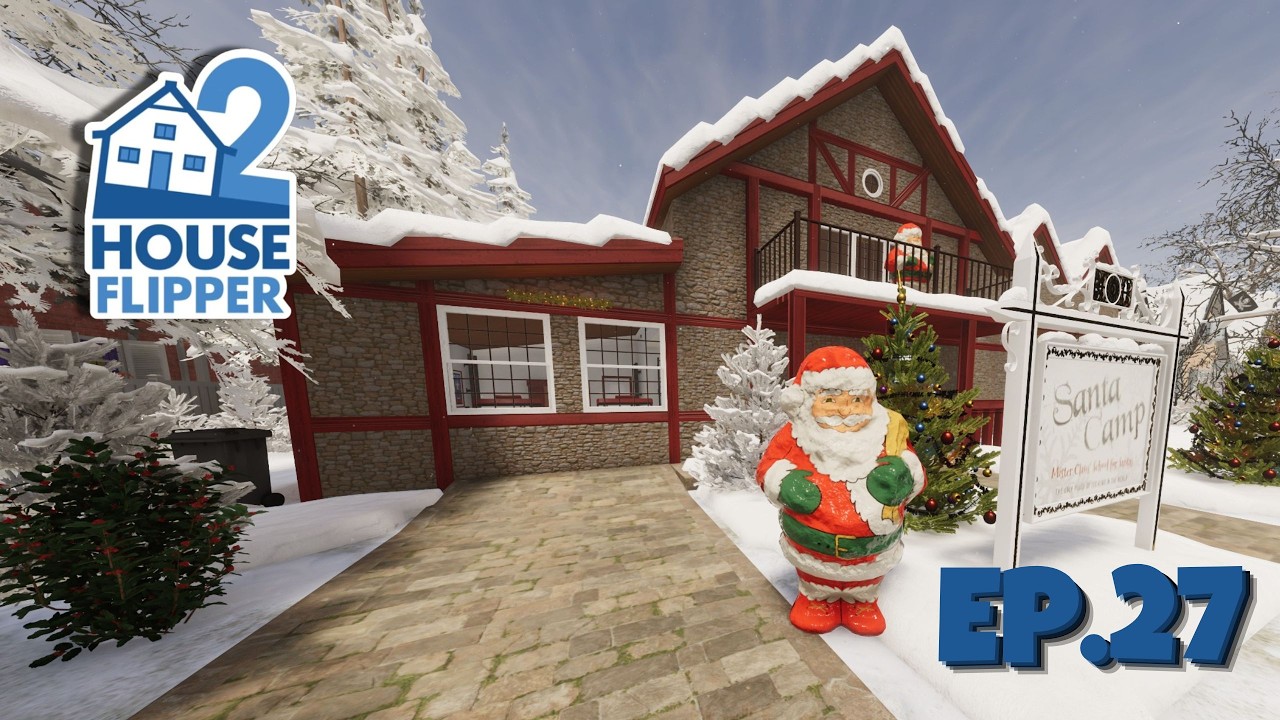 House Flipper 2 | Episode 27 | Santa’s Secret Winter Camp REVEALED – Insane Christmas Renovation!