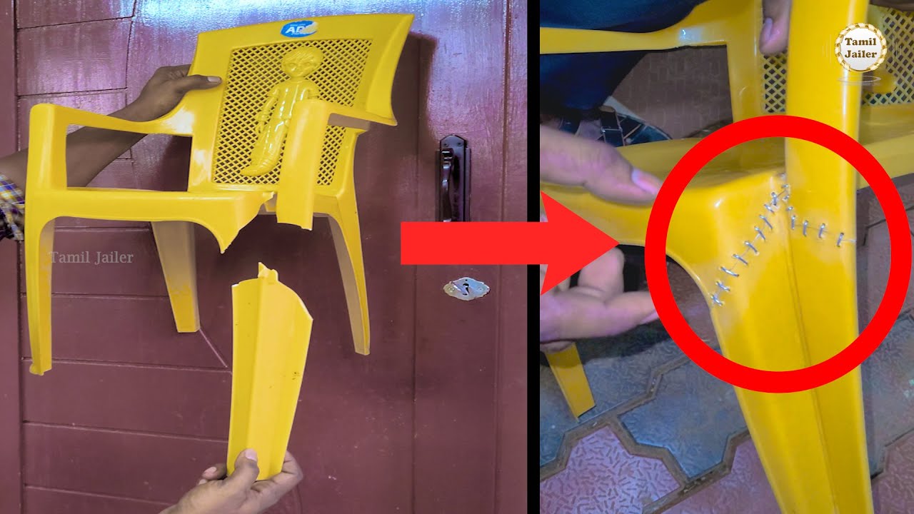 How to repair a broken Plastic Chair?