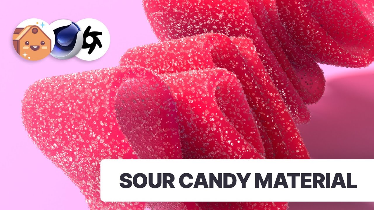 Create a Procedural Sour Candy Texture with Octane for C4D | A Happy Toolbox Tutorial