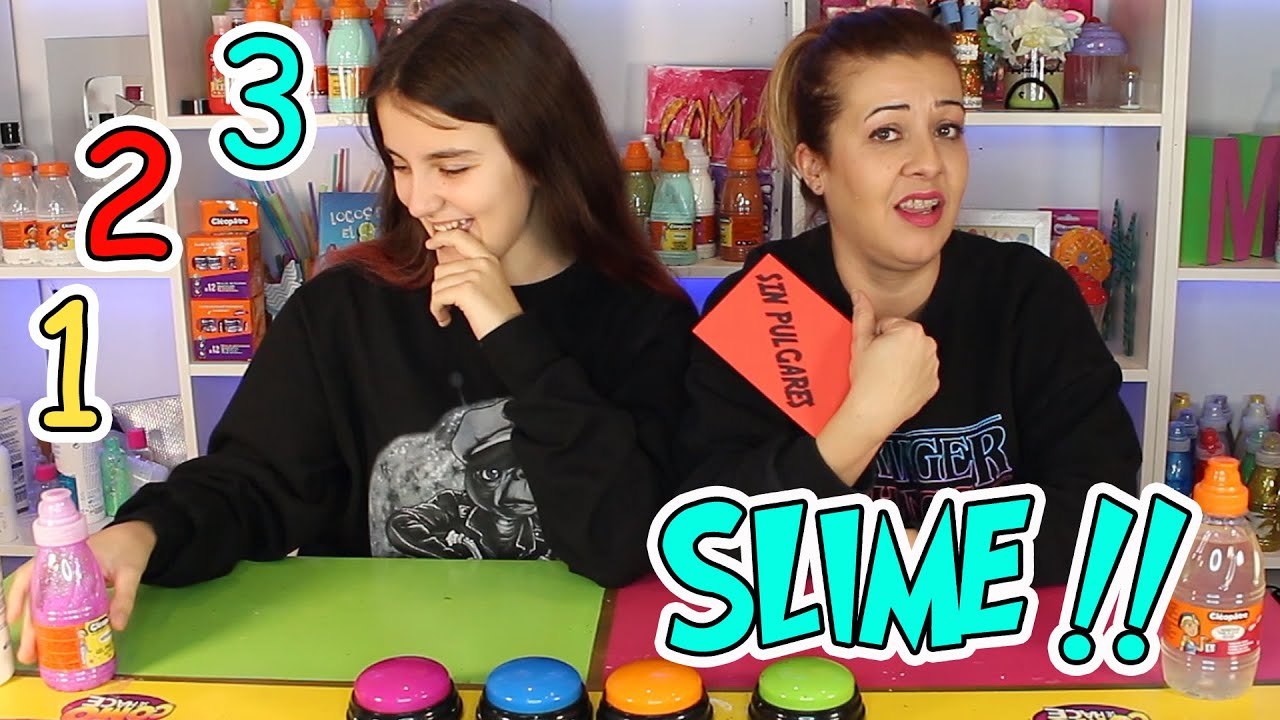 1 2 3 SLIME con Crazy Nuria !! Slime Challenge ! Trolleamos a Nuria