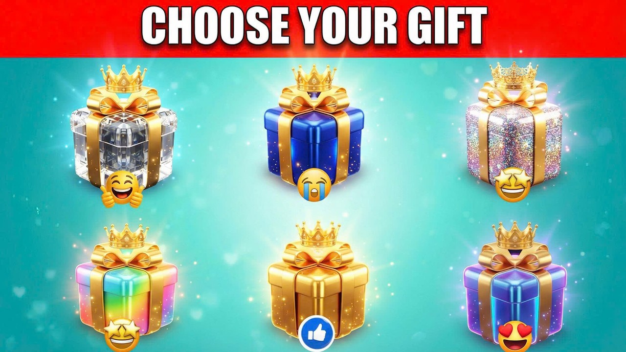 Choose Your Gift! Pink, Blue, Gold, Rainbow, Purple or Black 💗🔵⭐🌈💜🖤 How Lucky Are You?