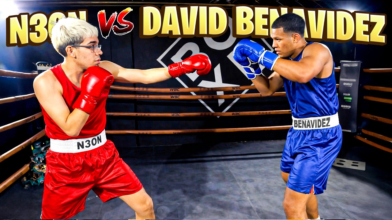 N3on Trains With David Benavidez!