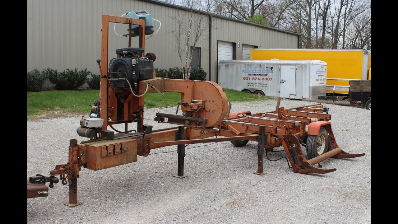 Wood Mizer LT40 HD Portable Sawmill Online at Tays Realty & Auction, LLC