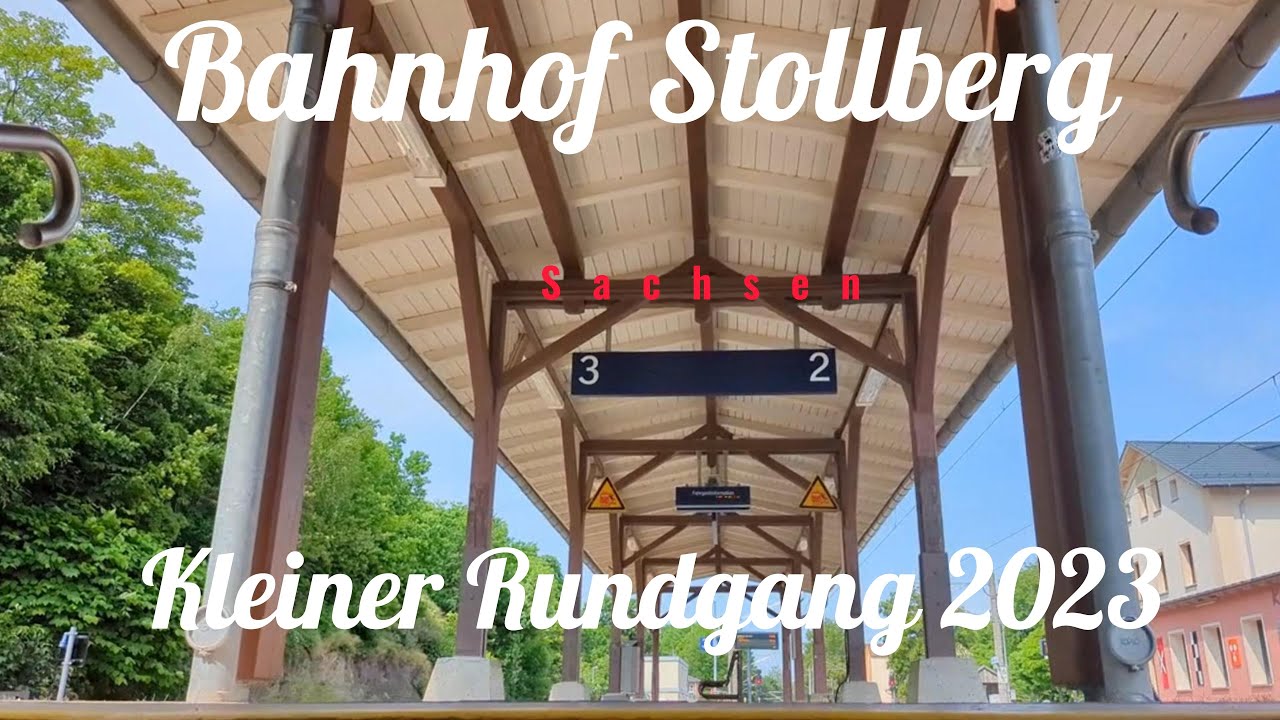 Bahnhof Stollberg (Sachs)  Kleiner Rundgang Juni 2023  4K