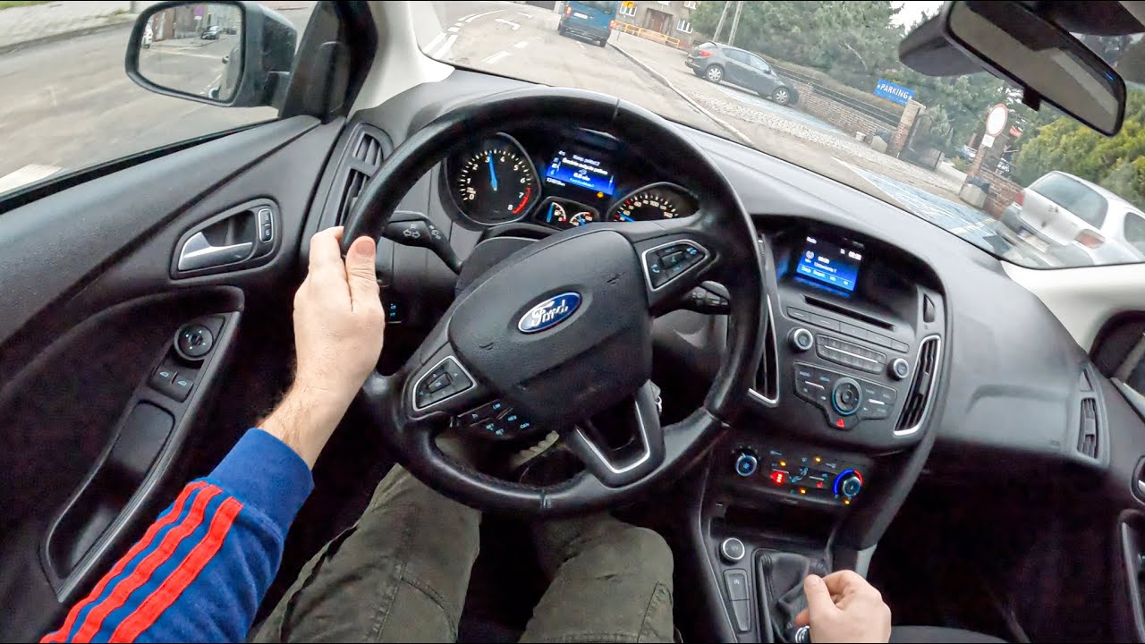 2014 Ford Focus Mk3 [1.0 125HP] |0-100| POV Test Drive #1005 Joe Black