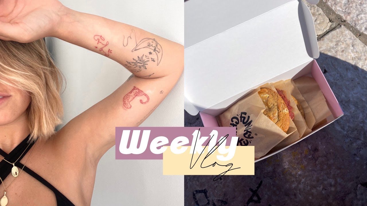 WeeklyVlog: Fiz mais 6 tatuagens & provei as famosas bolachas do tiktok🤩 | Joana Sequeira