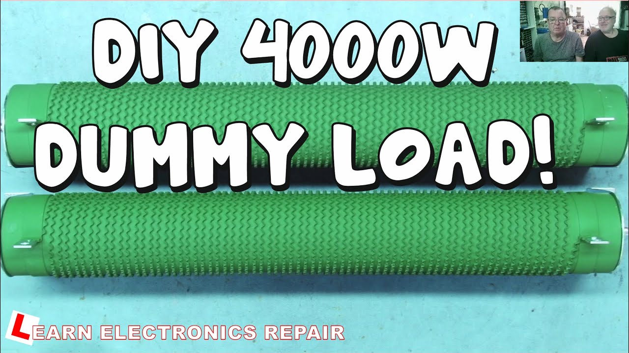 DIY 4000W 8 ohm 4 ohm Dummy Load For Audio Amplifiers