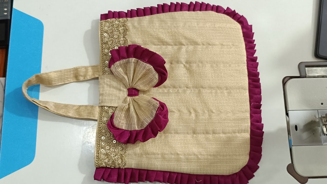 Easy Handmade fabric bag stiching #sewing #fashion #viralvideo #sayyadatailor 