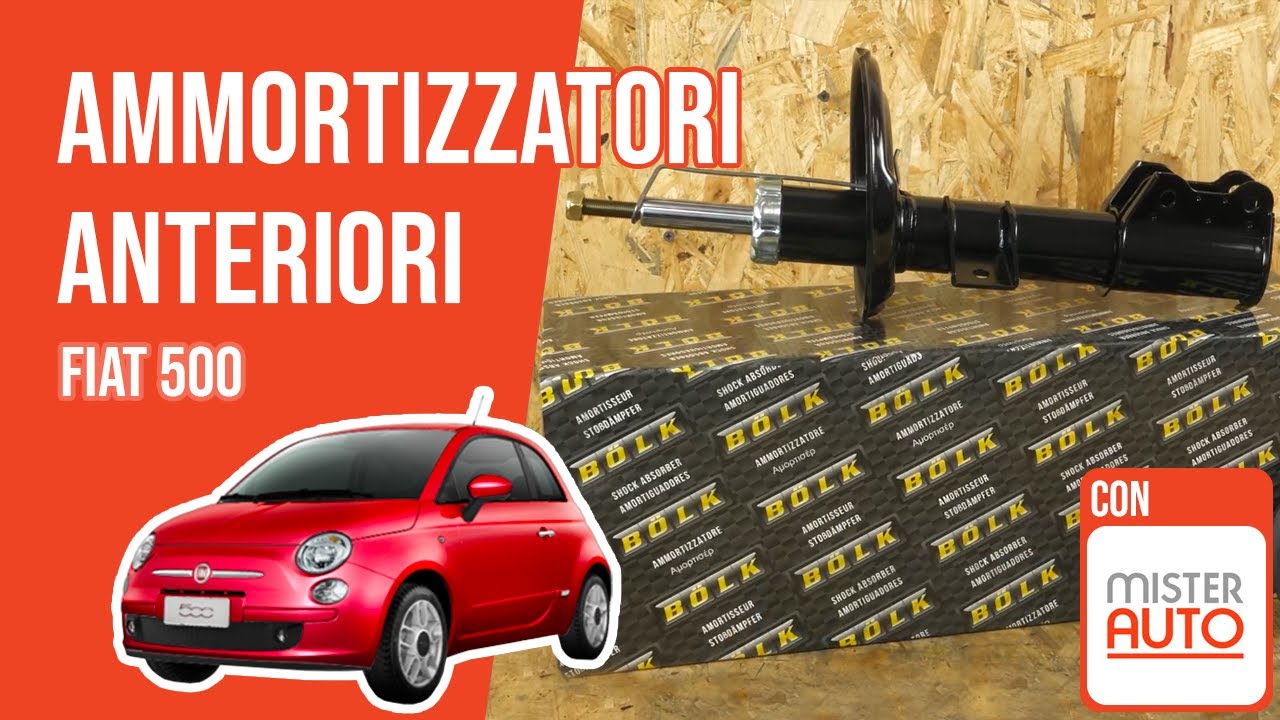 Sostituzione ammortizzatori anteriori Fiat 500 ➿