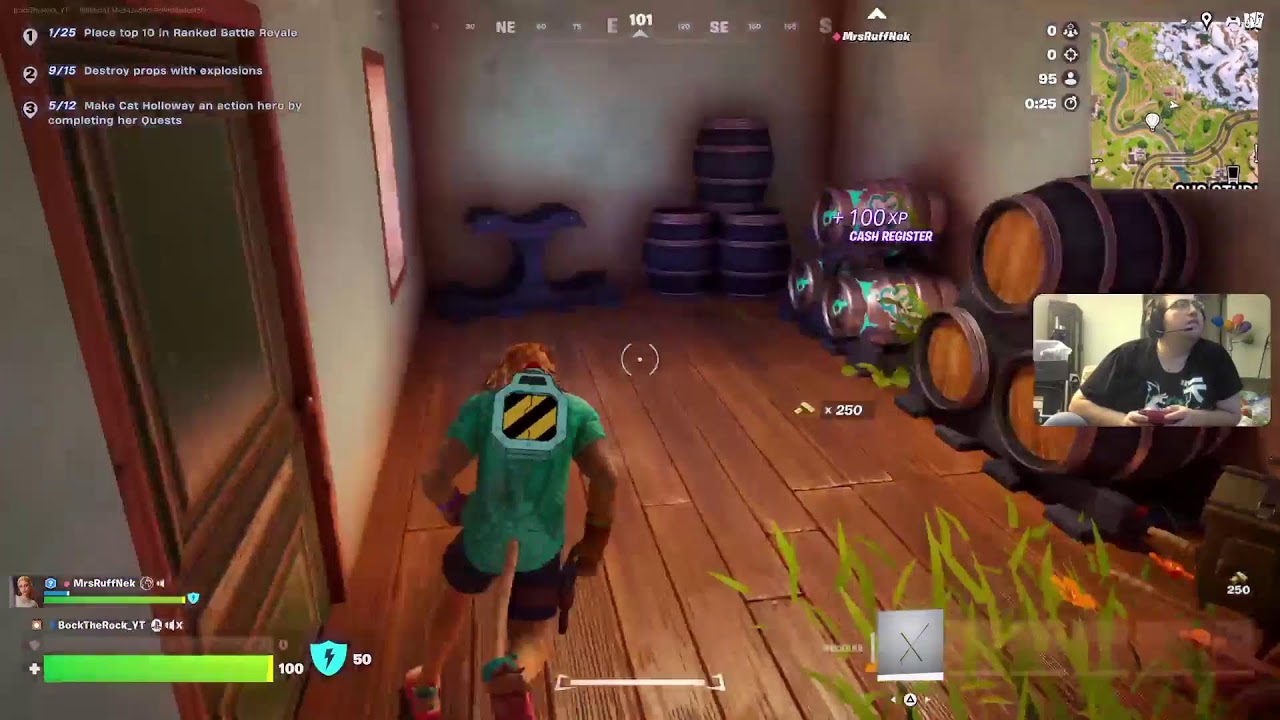 Playing Fortnite and chilling prt 43