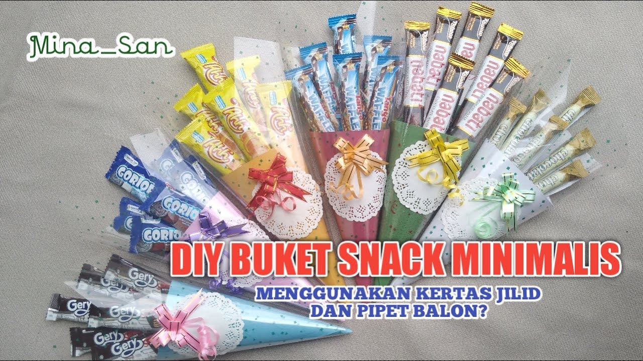 Modal Terjangkau | Buket Cone dari Kertas Buffalo F4 | Ide Hadiah Hari Guru Simple