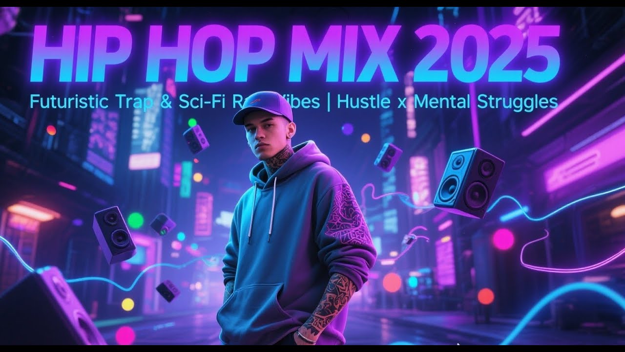 HIP HOP MIX 2025  Futuristic Trap & Sci Fi Rap Vibes  Hustle x Mental Struggles