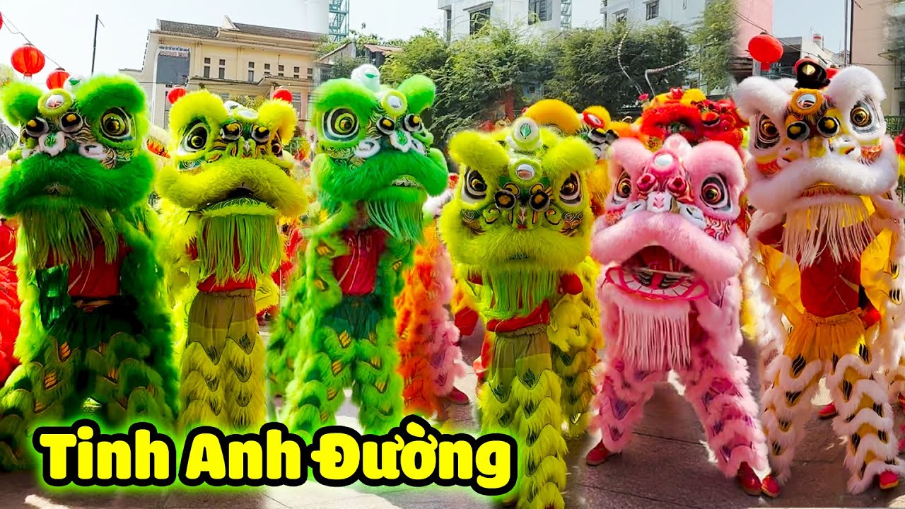 Múa Lân Hay Nhất Tết 2026 Khai Quang Điểm Nhãn Lân Sư Rồng / LSR Tinh Anh Đường cúng Chùa P. Chợ Lớn