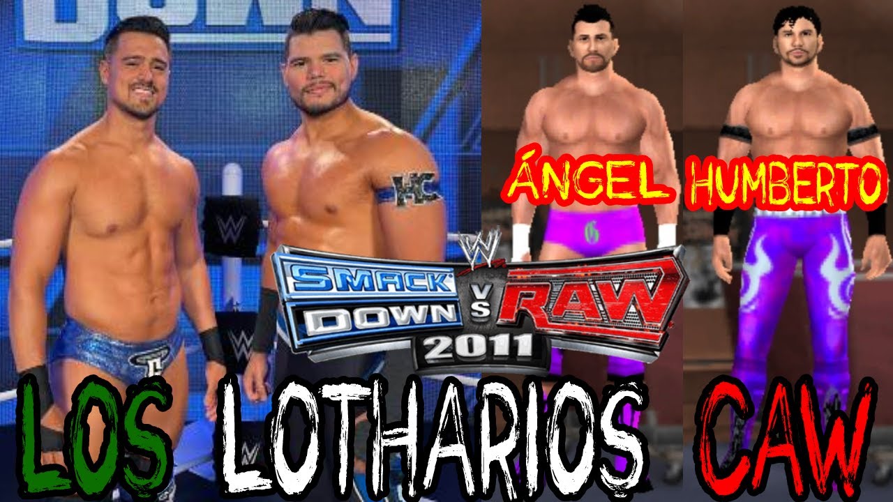 WWE SvR 2011 Los Lotharios (Ángel & Humberto) CAW PSP