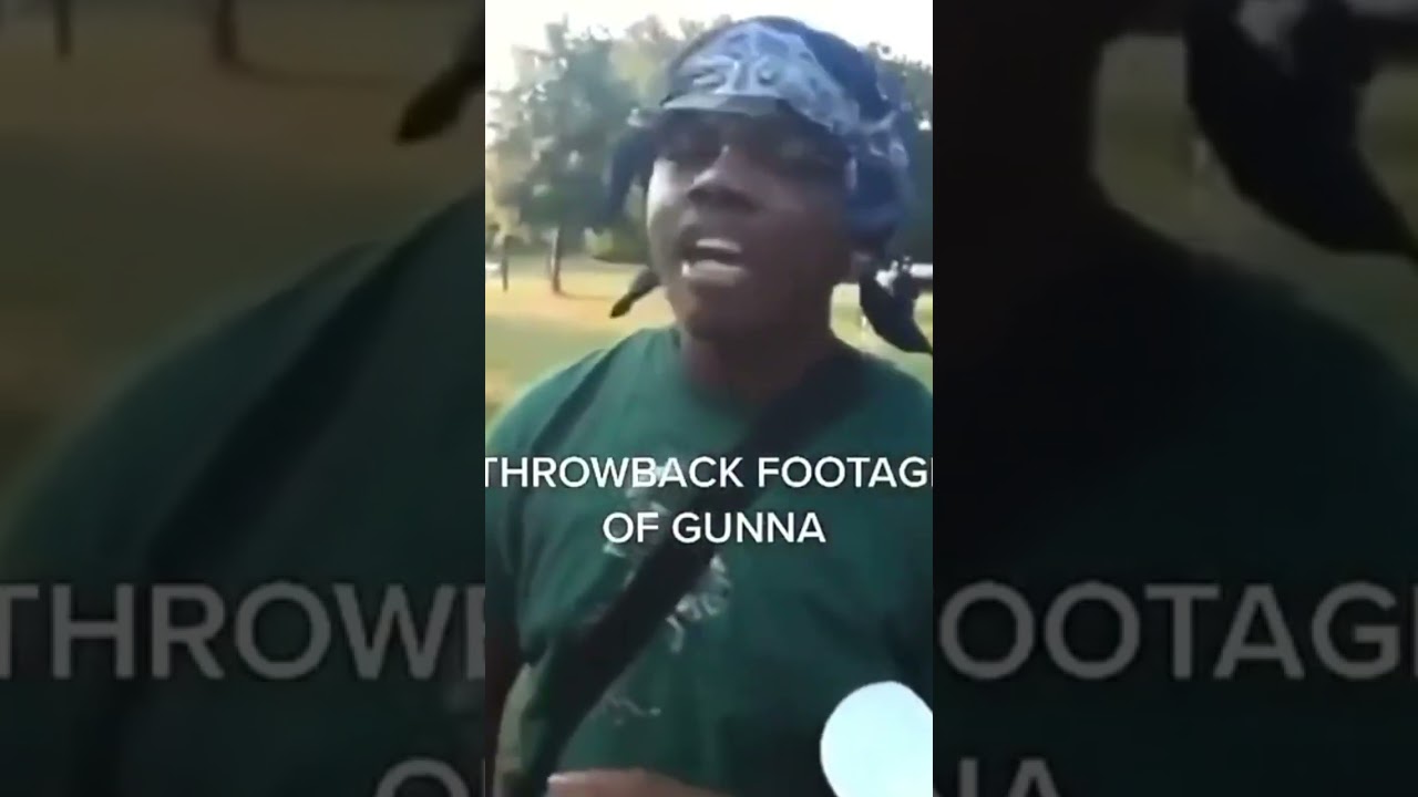 Gunna posted up in the hood (throwback)
