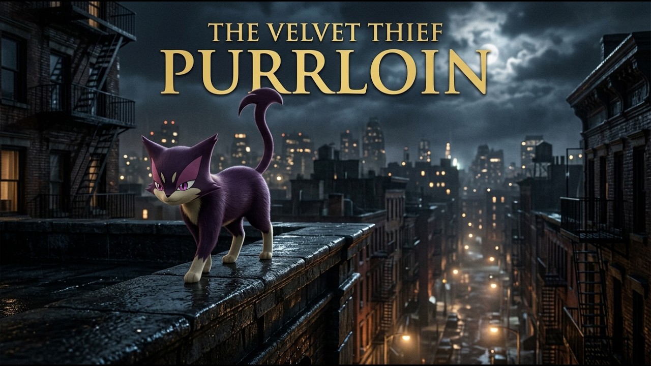 Real Life Pokémon – NatGeo : Purrloin | The Velvet Thief of the City