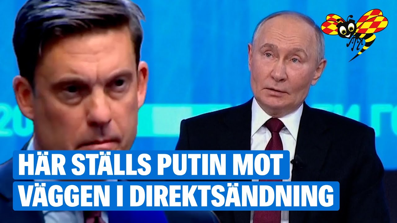 Putins reaktion – på kritiken i direktsändning