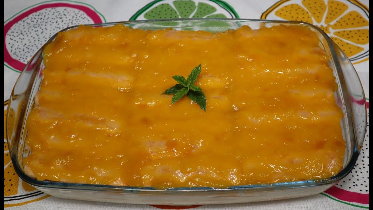 Pavê de Manga | Receita fácil, rápida, MUITO REFRESCANTE E DELICIOSA!!!