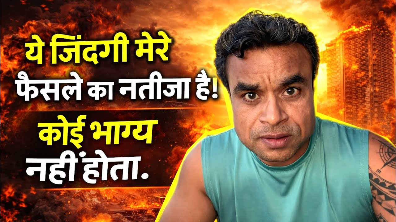 ये ज़िन्दगी मेरे फैसलों का नतीजा है | कोई भाग्य नहीं होता 