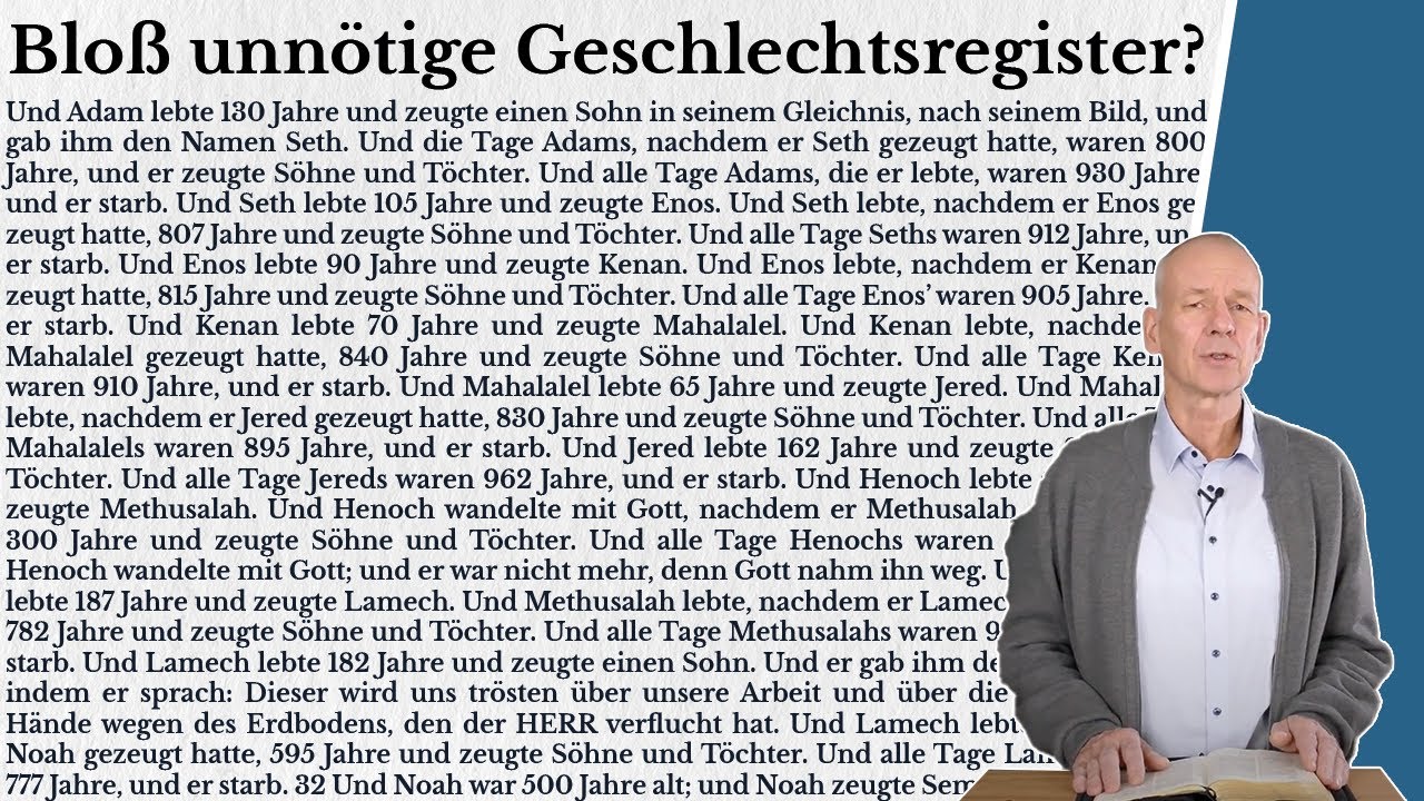 Bloß unnötige Geschlechtsregister? || Stefan Drüeke
