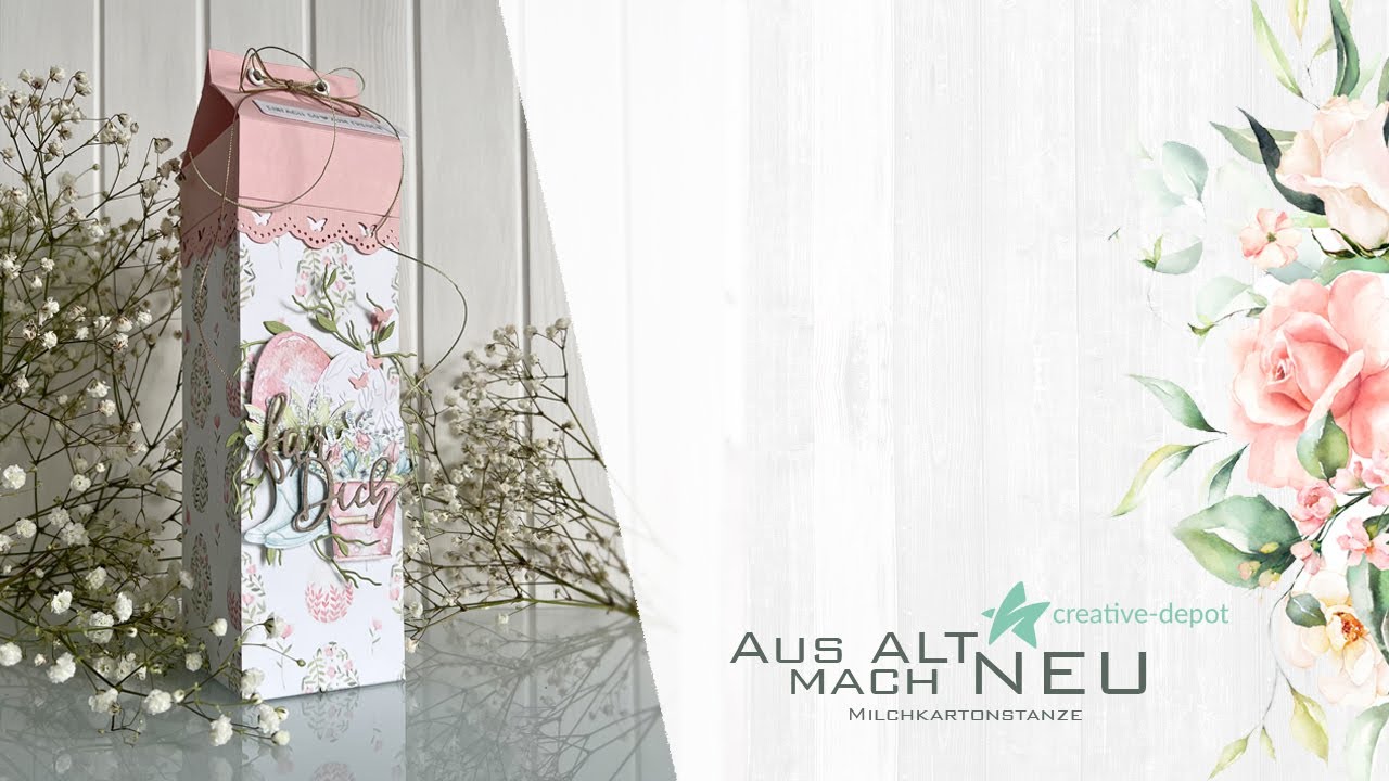 AUS ALT MACH NEU | Bastelmaterial neu interpretieren | Creative-Depot | Milchkarton