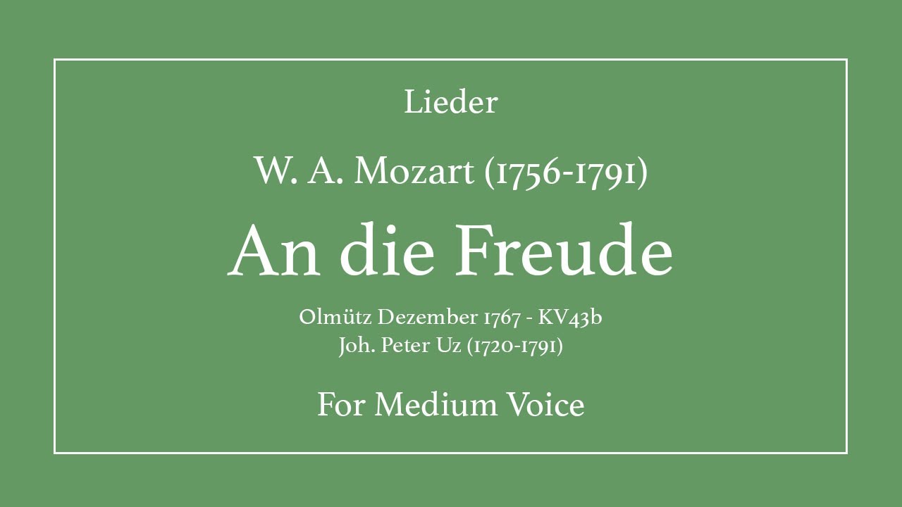 An die Freude - Mozart - Medium