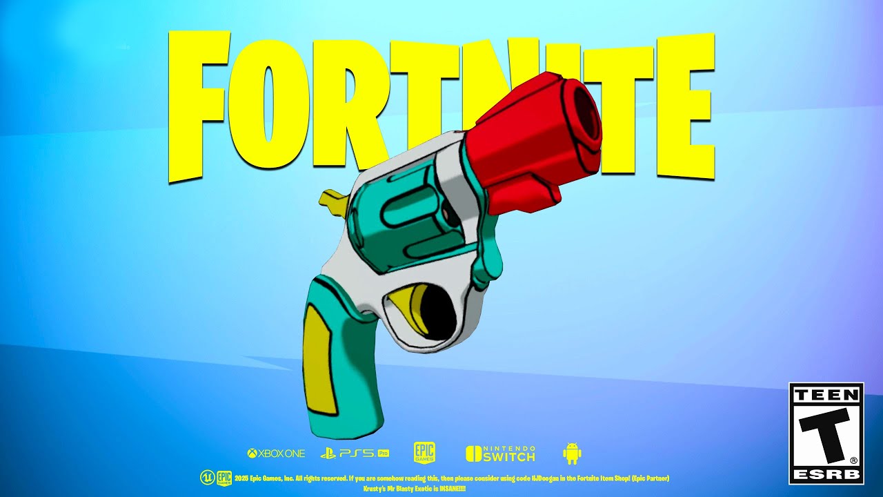 The NEW KRUSTY'S MR BLASTY in Fortnite! (OP)