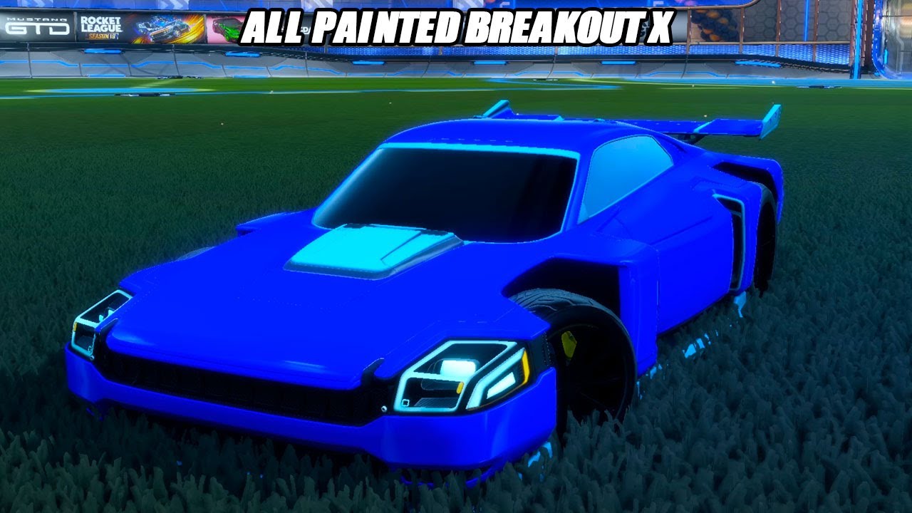 Showcasing All Painted Breakout X Car - Rocket League Showcase