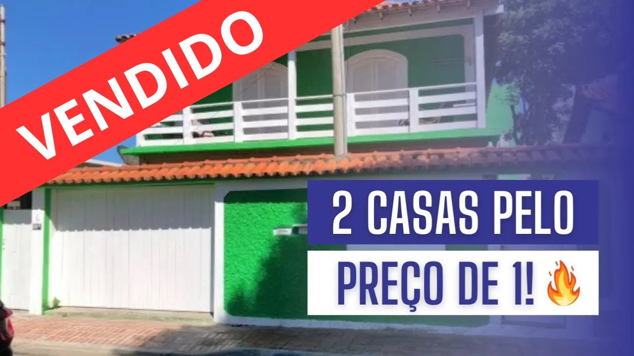 2 CASAS NO CENTRO DE ARRAIAL DO CABO-RJ